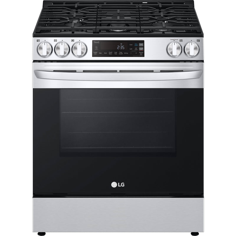 LG 30-inch Slide-in Gas Range with EasyClean® LSGL5831F