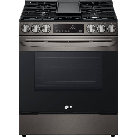 LG 30-inch Slide-in Gas Range with Air Fry Technology LSGL5833D IMAGE 1