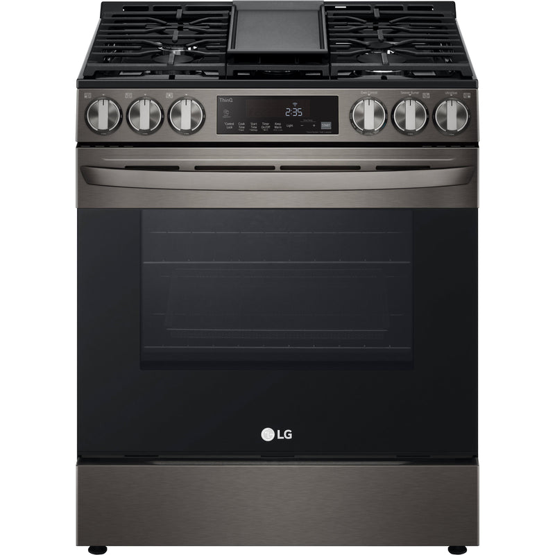 LG 30-inch Slide-in Gas Range with Air Fry Technology LSGL5833D