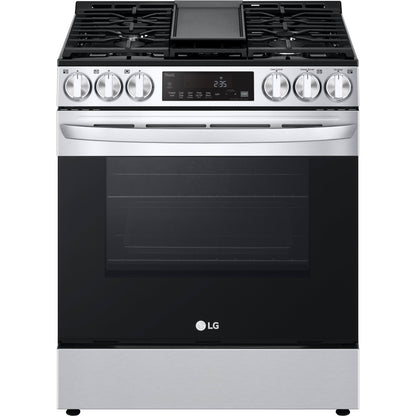 LG 30-inch Slide-in Gas Range with Air Fry Technology LSGL5833F IMAGE 1