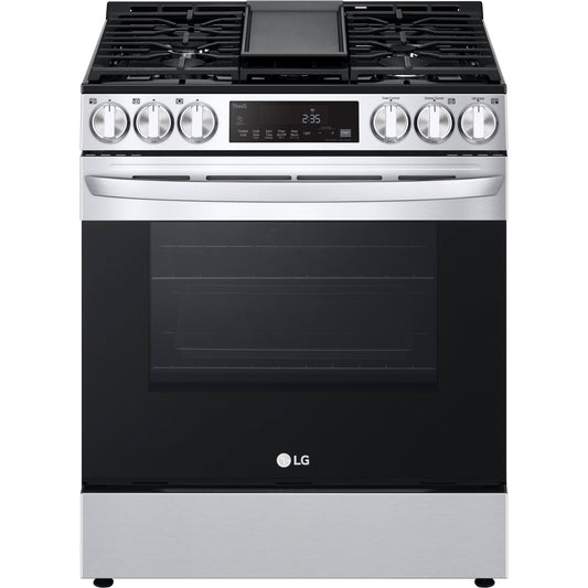 LG 30-inch Slide-in Gas Range with Air Fry Technology LSGL5833F IMAGE 1