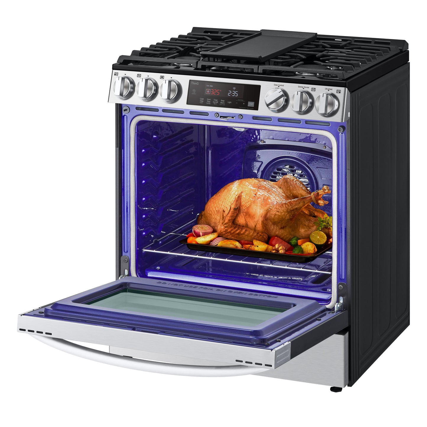 LG 30-inch Slide-in Gas Range with Air Fry Technology LSGL5833F IMAGE 14