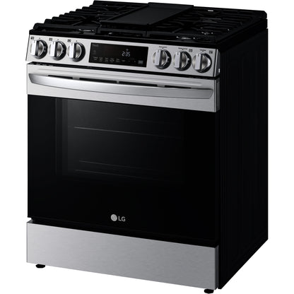 LG 30-inch Slide-in Gas Range with Air Fry Technology LSGL5833F IMAGE 16