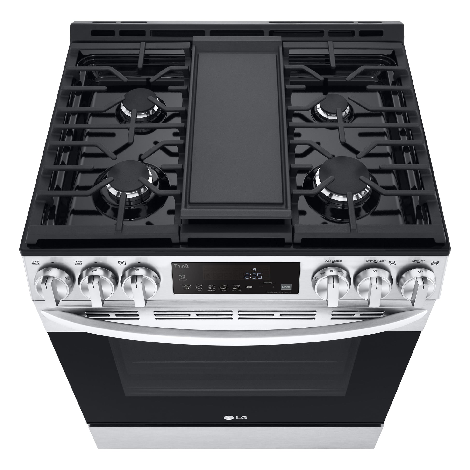 LG 30-inch Slide-in Gas Range with Air Fry Technology LSGL5833F IMAGE 2