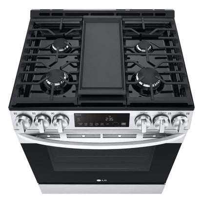 LG 30-inch Slide-in Gas Range with Air Fry Technology LSGL5833F IMAGE 2