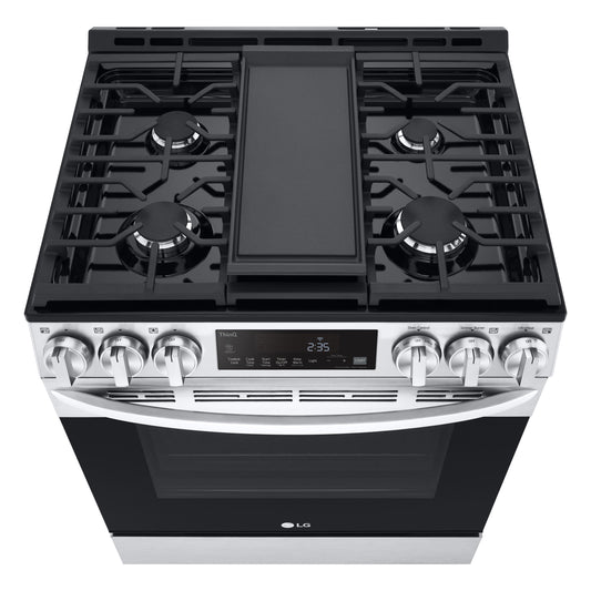 LG 30-inch Slide-in Gas Range with Air Fry Technology LSGL5833F IMAGE 2