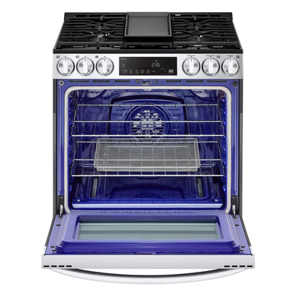 LG 30-inch Slide-in Gas Range with Air Fry Technology LSGL5833F IMAGE 6