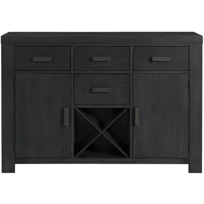 Lámpara de mesa de mármol Odina de 27 pulgadas, color negro y blanco