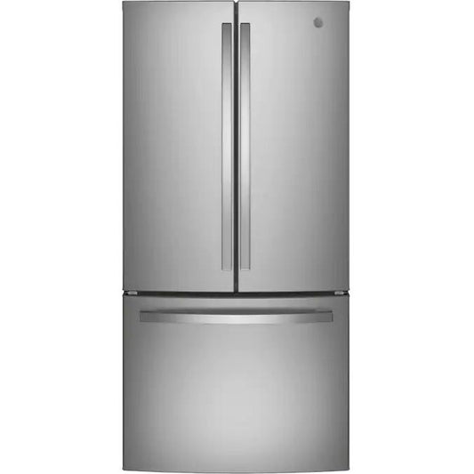GE 33-inch, 24.8 cu. ft. French 3-Door Refrigerator with Internal Water Dispenser GNE25JYKFS IMAGE 1