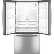  GE 33-inch, 24.8 cu. ft. French 3-Door Refrigerator with Internal Water Dispenser GNE25JYKFS IMAGE 4