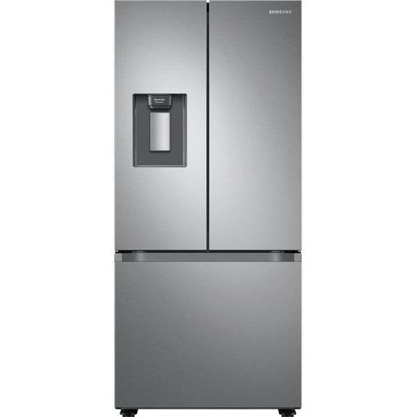Samsung 30-inch, 22 cu.ft. French 3-Door Refrigerator with Water Dispensing System RF22A4221SR/AA