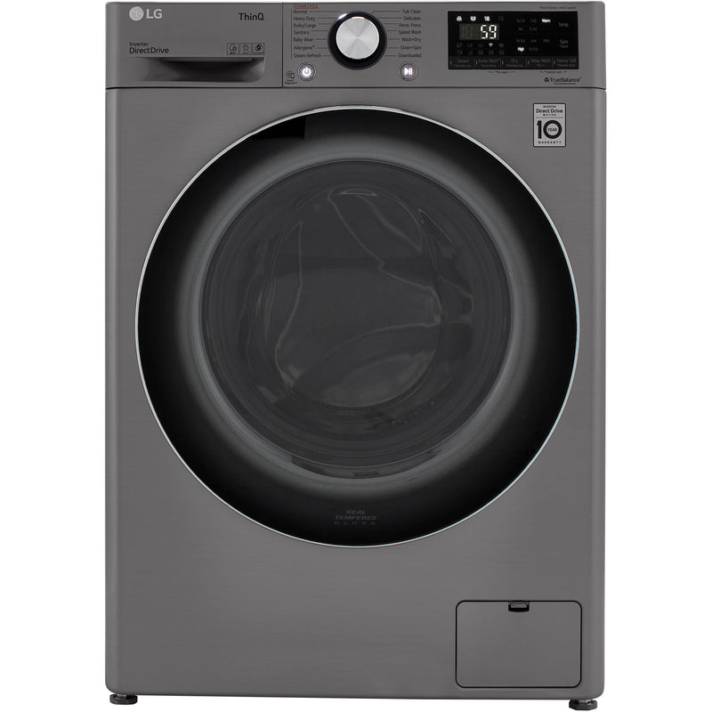 LG All-in-One Electric Laundry Center with TurboWash™ Technology WM3555HVA