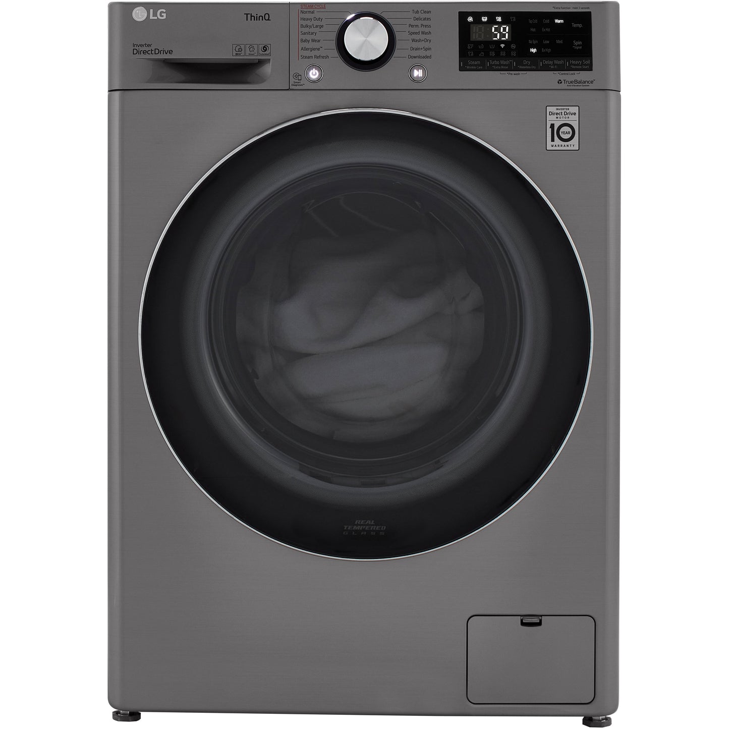  LG All-in-One Electric Laundry Center with TurboWash™ Technology WM3555HVA IMAGE 11