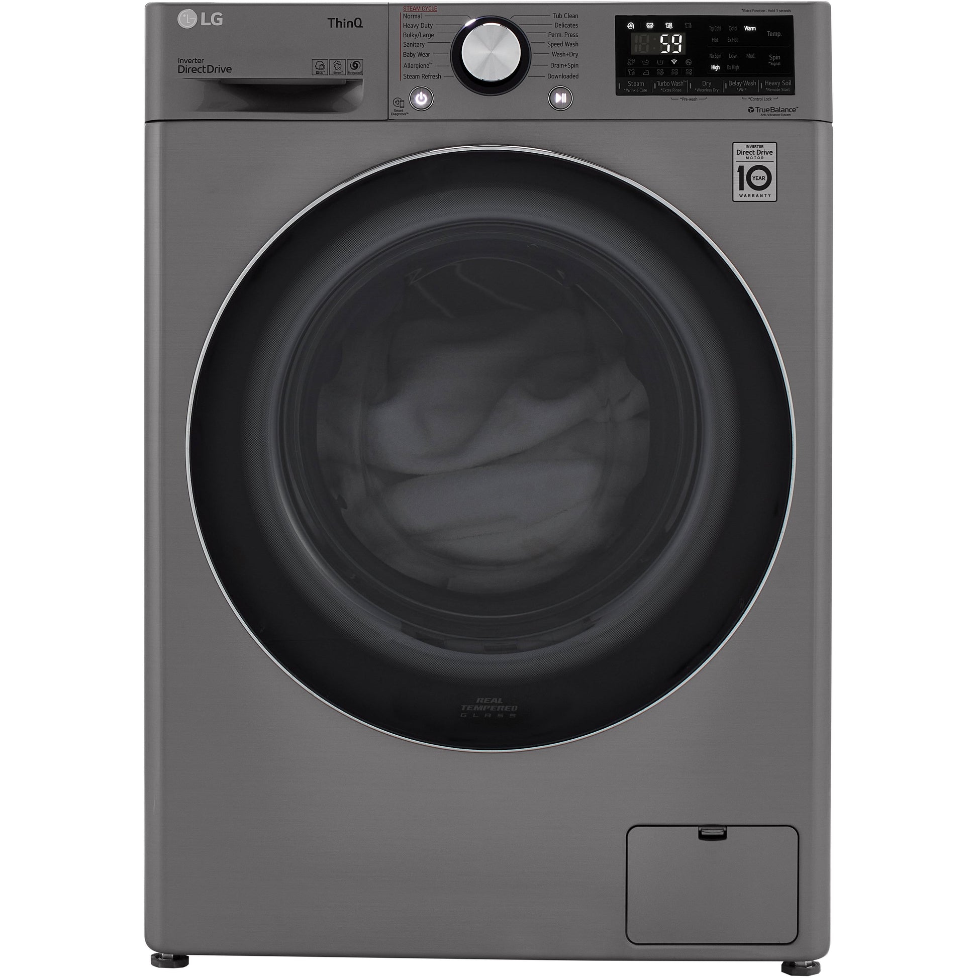  LG All-in-One Electric Laundry Center with TurboWash™ Technology WM3555HVA IMAGE 11