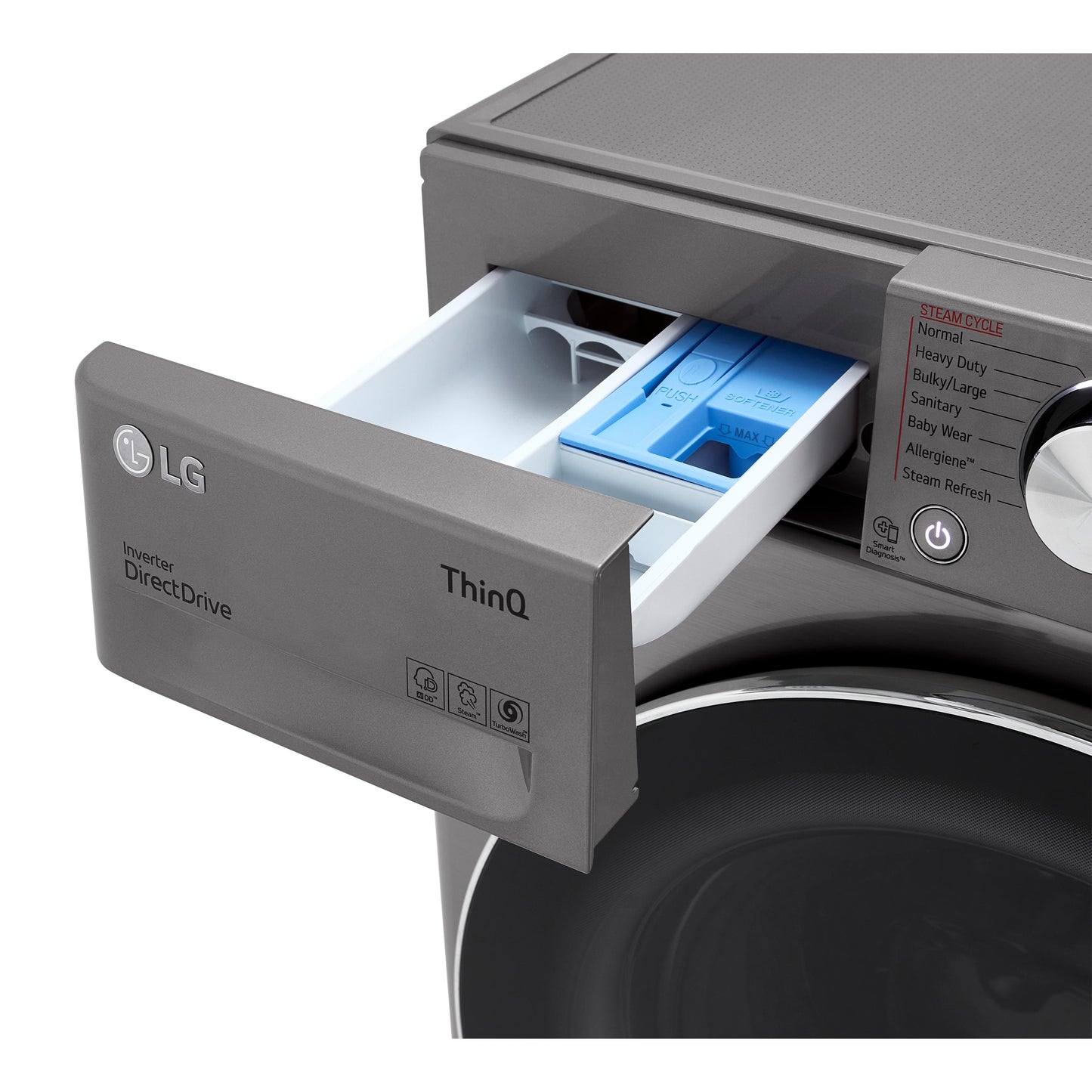  LG All-in-One Electric Laundry Center with TurboWash™ Technology WM3555HVA IMAGE 3