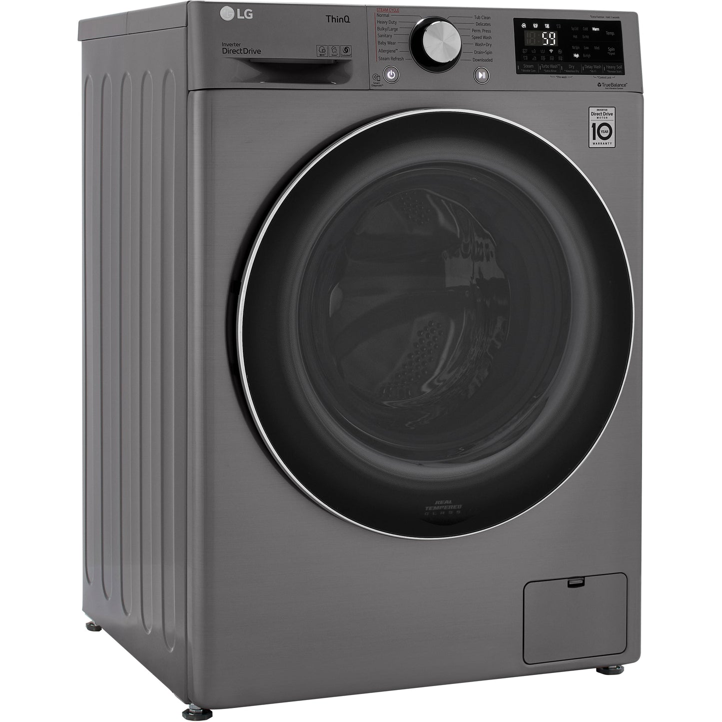  LG All-in-One Electric Laundry Center with TurboWash™ Technology WM3555HVA IMAGE 4