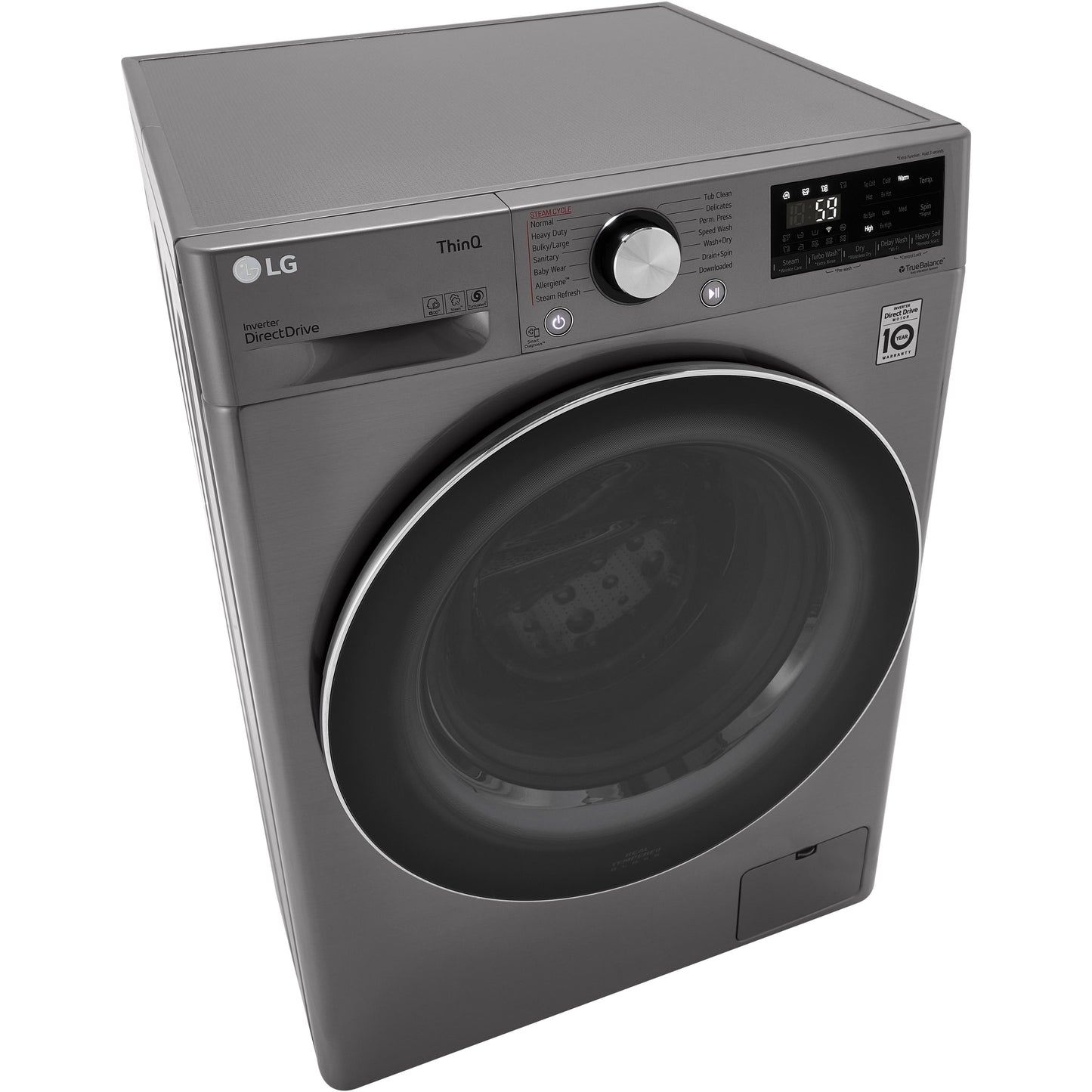  LG All-in-One Electric Laundry Center with TurboWash™ Technology WM3555HVA IMAGE 5