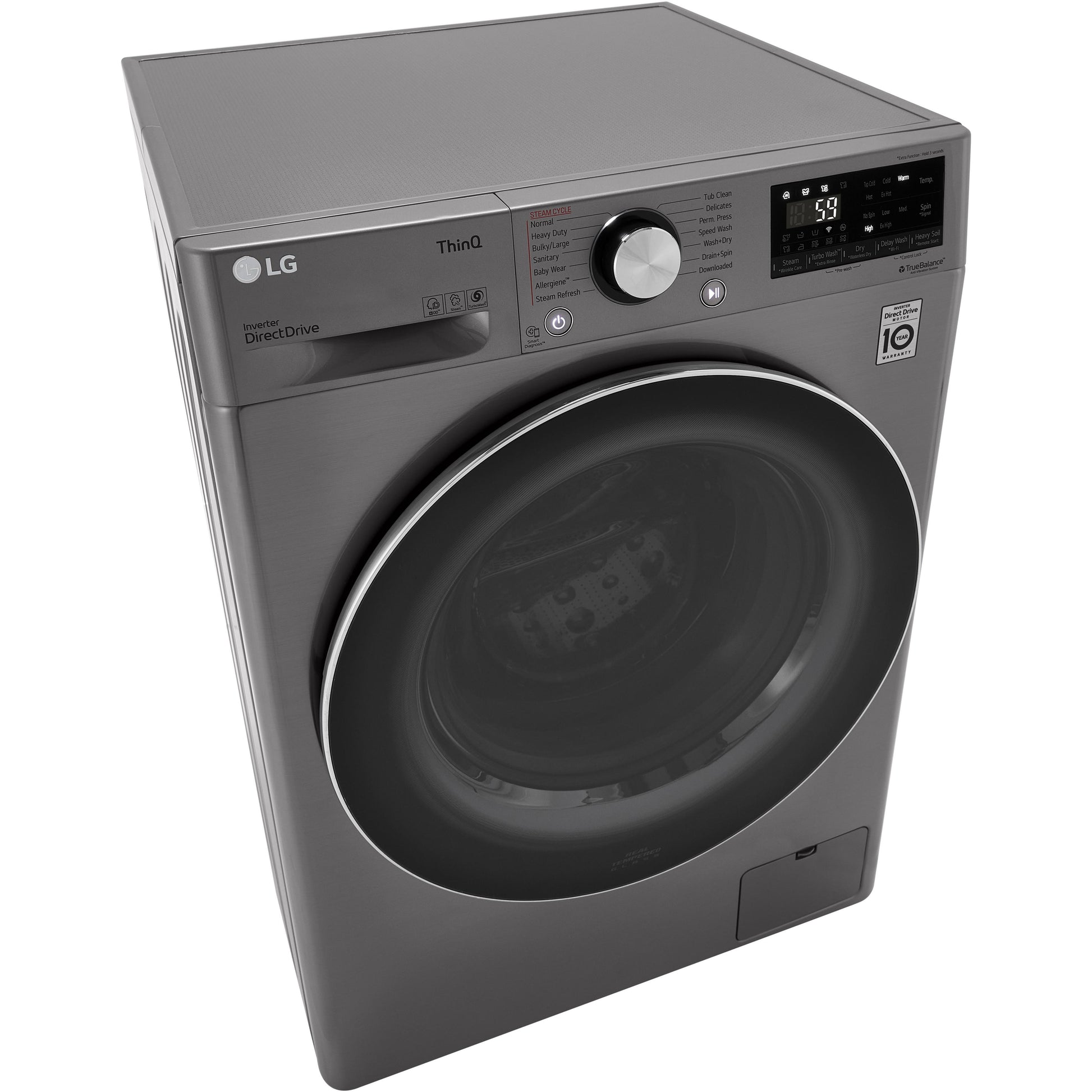  LG All-in-One Electric Laundry Center with TurboWash™ Technology WM3555HVA IMAGE 5
