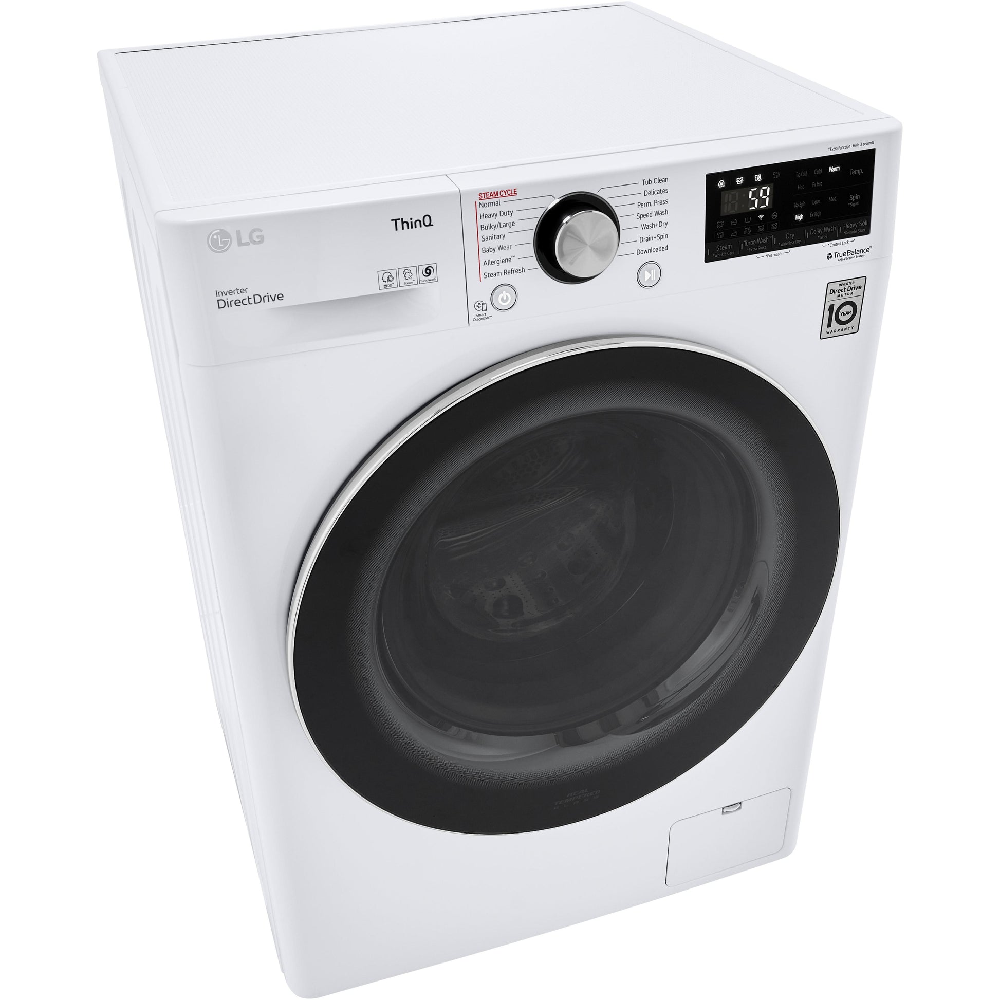  LG All-in-One Electric Laundry Center with TurboWash™ Technology WM3555HWA IMAGE 3