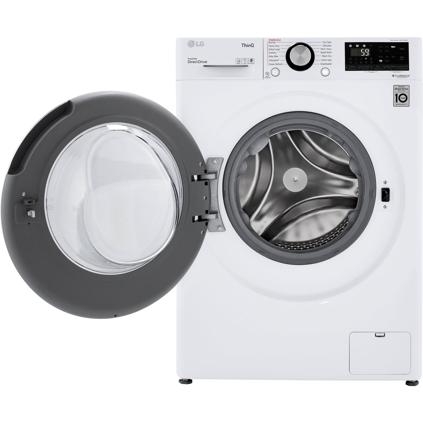  LG All-in-One Electric Laundry Center with TurboWash™ Technology WM3555HWA IMAGE 7