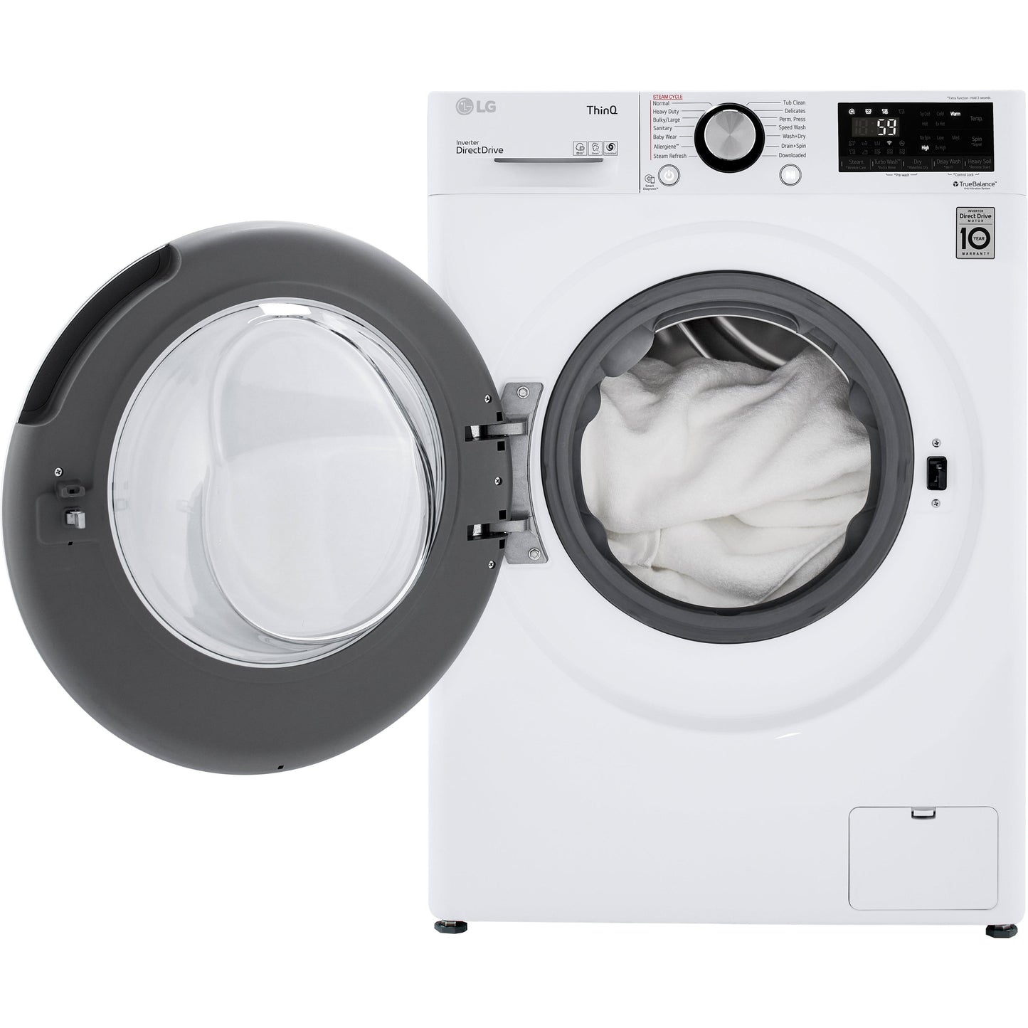  LG All-in-One Electric Laundry Center with TurboWash™ Technology WM3555HWA IMAGE 8