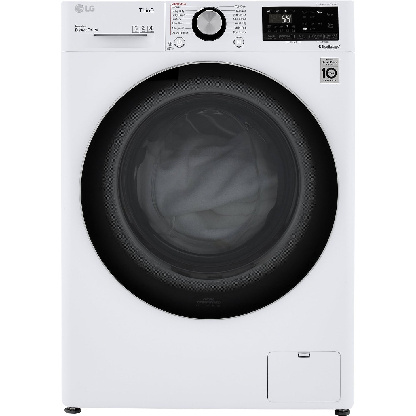  LG All-in-One Electric Laundry Center with TurboWash™ Technology WM3555HWA IMAGE 9