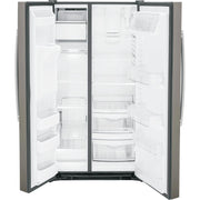 GE 36-inch, 25.3 cu. ft. Side-by-Side Refrigerator with Water and Ice Dispenser GSS25GMPES IMAGE 2