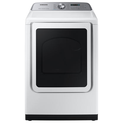  Samsung 7.4 cu. ft. Smart Electric Dryer with Steam Sanitize+ DVE52A5500W/A3 IMAGE 1
