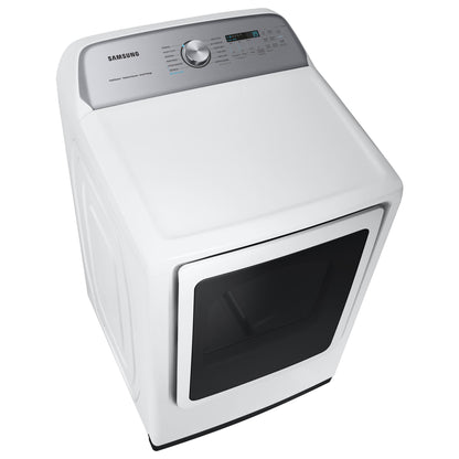  Samsung 7.4 cu. ft. Smart Electric Dryer with Steam Sanitize+ DVE52A5500W/A3 IMAGE 3