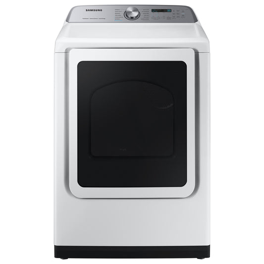  Samsung 7.4 cu. ft. Smart Gas Dryer with Steam Sanitize+ DVG52A5500W/A3 IMAGE 1