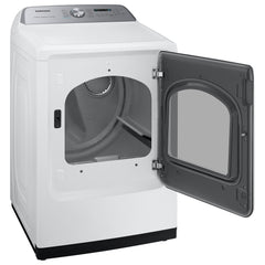  Samsung 7.4 cu. ft. Smart Gas Dryer with Steam Sanitize+ DVG52A5500W/A3 IMAGE 2