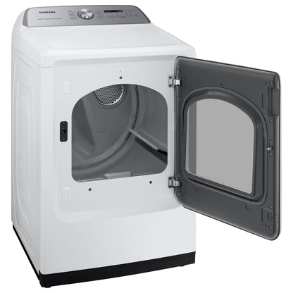  Samsung 7.4 cu. ft. Smart Gas Dryer with Steam Sanitize+ DVG52A5500W/A3 IMAGE 2