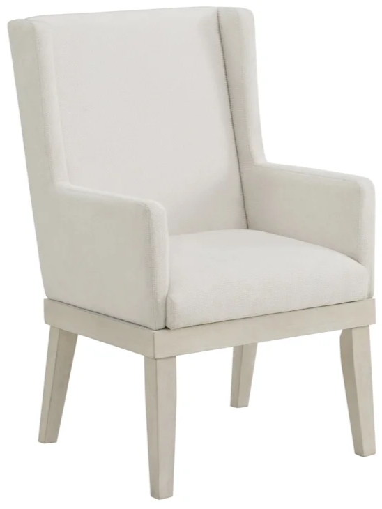 Avalanche Dining Arm Chair in Antique White