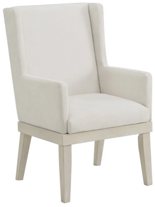 Avalanche Dining Arm Chair in Antique White