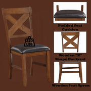Apollo 40"H Upholstered Side Chair (Set-2)