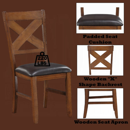 Apollo 40"H Upholstered Side Chair (Set-2)