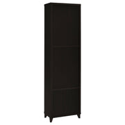 Mueble para TV Lewes de 60 pulgadas, madera de ingeniería de dos puertas, color capuchino