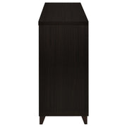 Mueble para TV Lewes de 60 pulgadas, madera de ingeniería de dos puertas, color capuchino