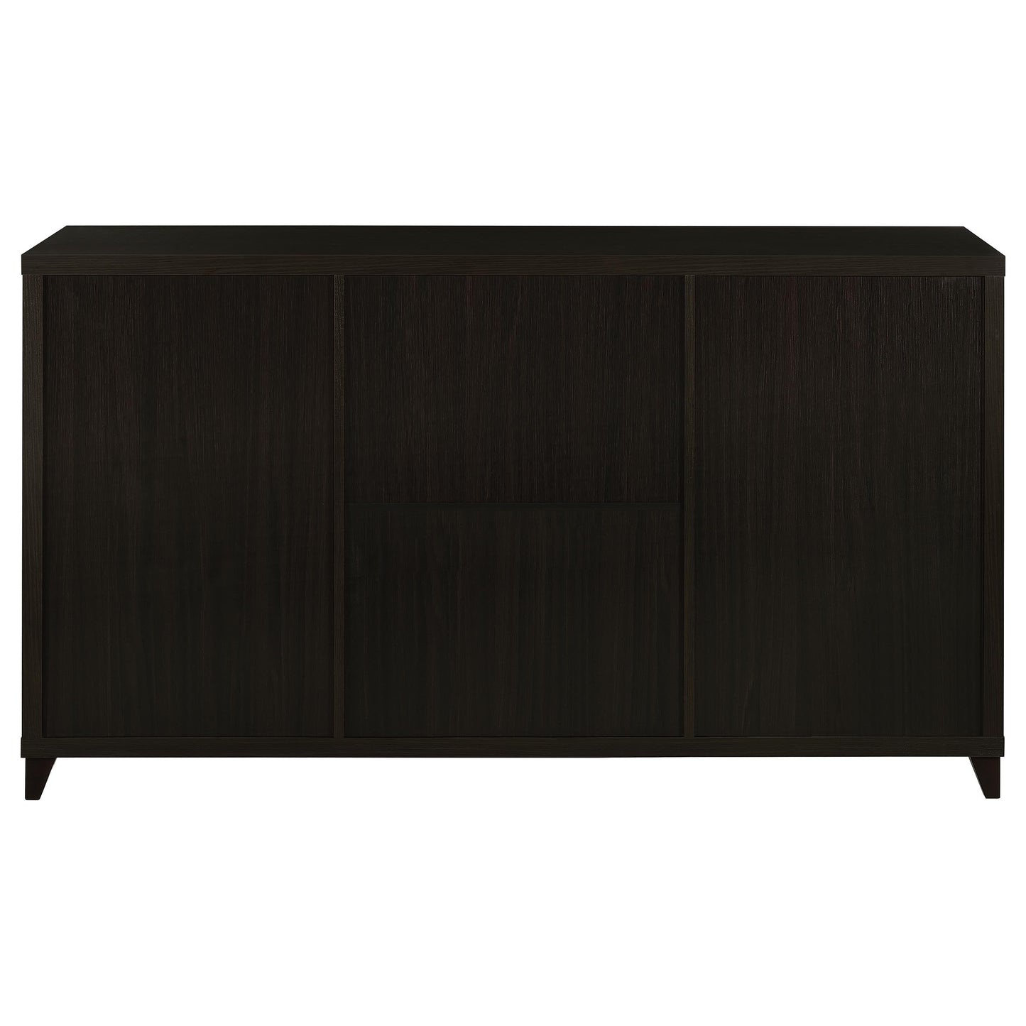 Mueble para TV Lewes de 60 pulgadas, madera de ingeniería de dos puertas, color capuchino