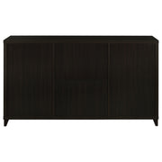 Mueble para TV Lewes de 60 pulgadas, madera de ingeniería de dos puertas, color capuchino