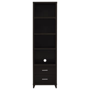Laughlin 3-shelf Engineered Wood Media Tower Dark Pine