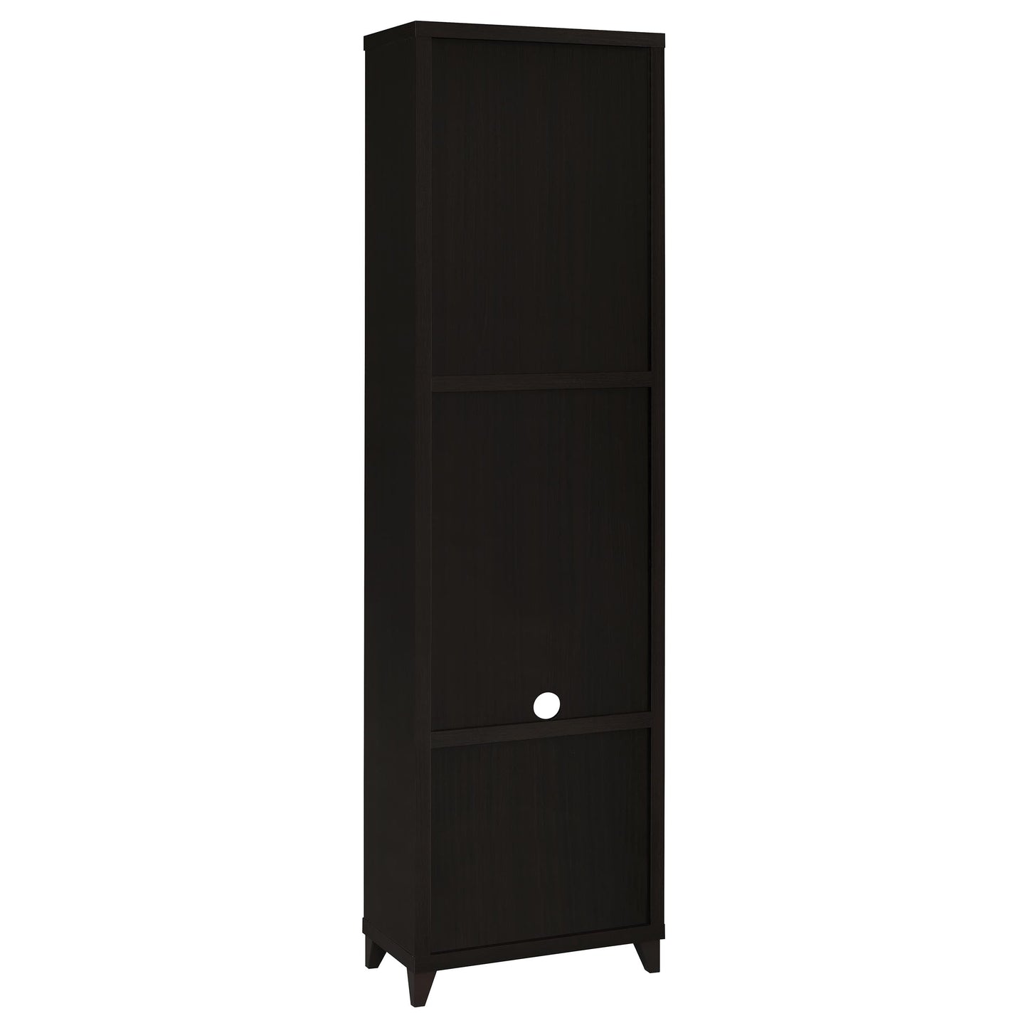 Laughlin 3-shelf Engineered Wood Media Tower Dark Pine