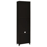 Laughlin 3-shelf Engineered Wood Media Tower Dark Pine