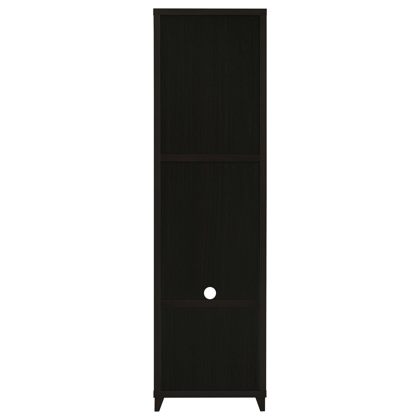 Laughlin 3-shelf Engineered Wood Media Tower Dark Pine
