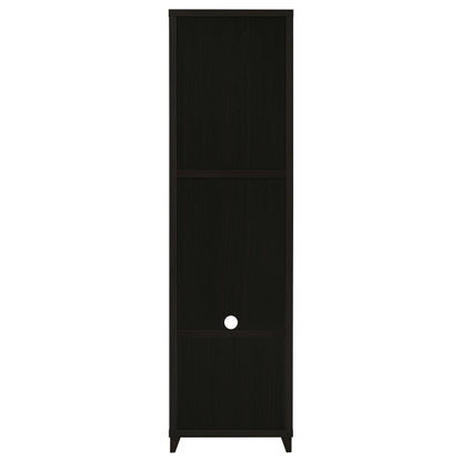 Laughlin 3-shelf Engineered Wood Media Tower Dark Pine