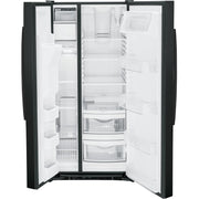 GE 33-inch, 23 cu. ft. Side-By-Side Refrigerator with Water and Ice Dispensing System GSS23GGPBB IMAGE 2