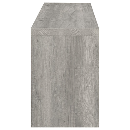 Burke 2-door Engineered Wood TV Stand Grey Driftwood