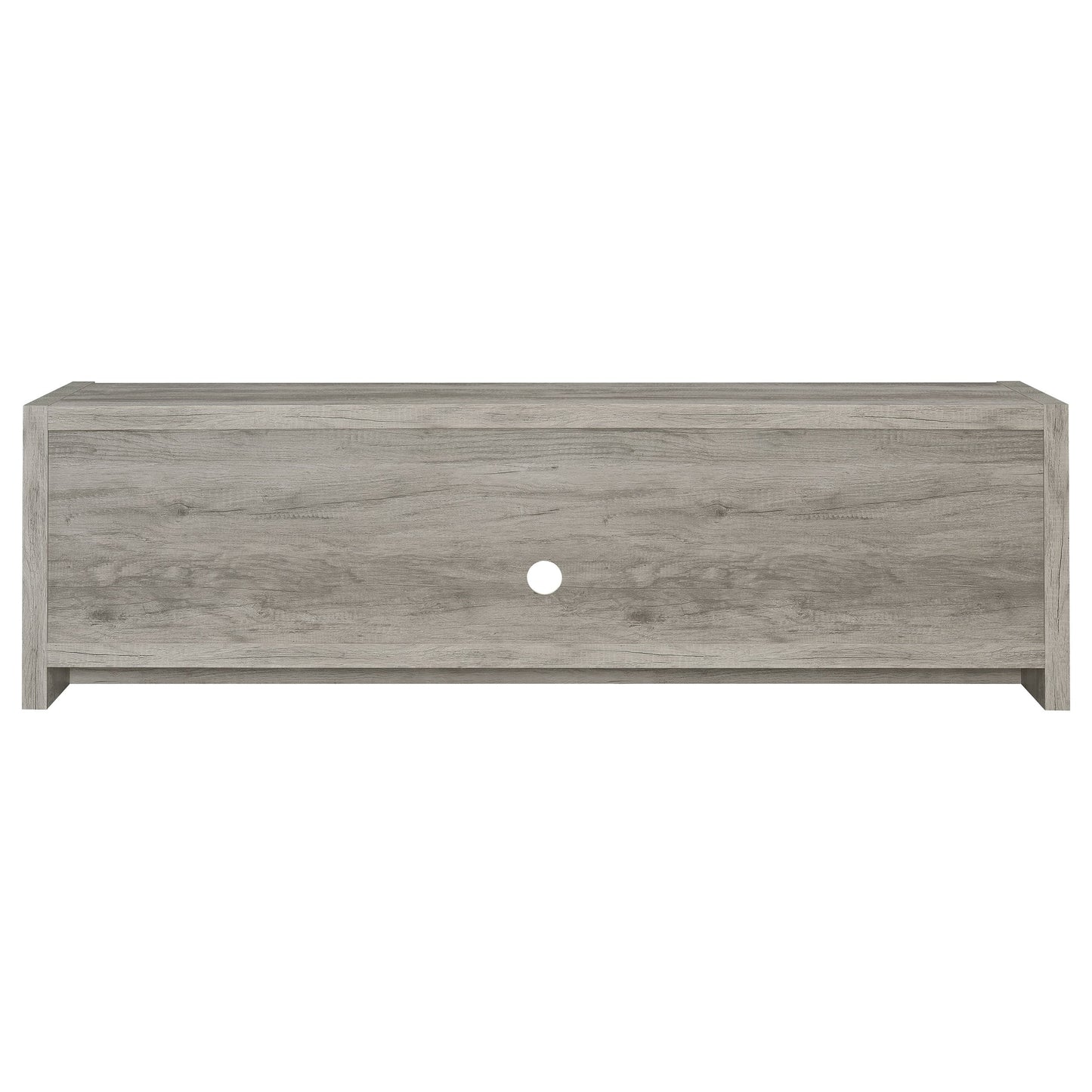 Burke 2-door Engineered Wood TV Stand Grey Driftwood