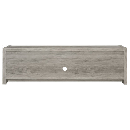 Burke 2-door Engineered Wood TV Stand Grey Driftwood