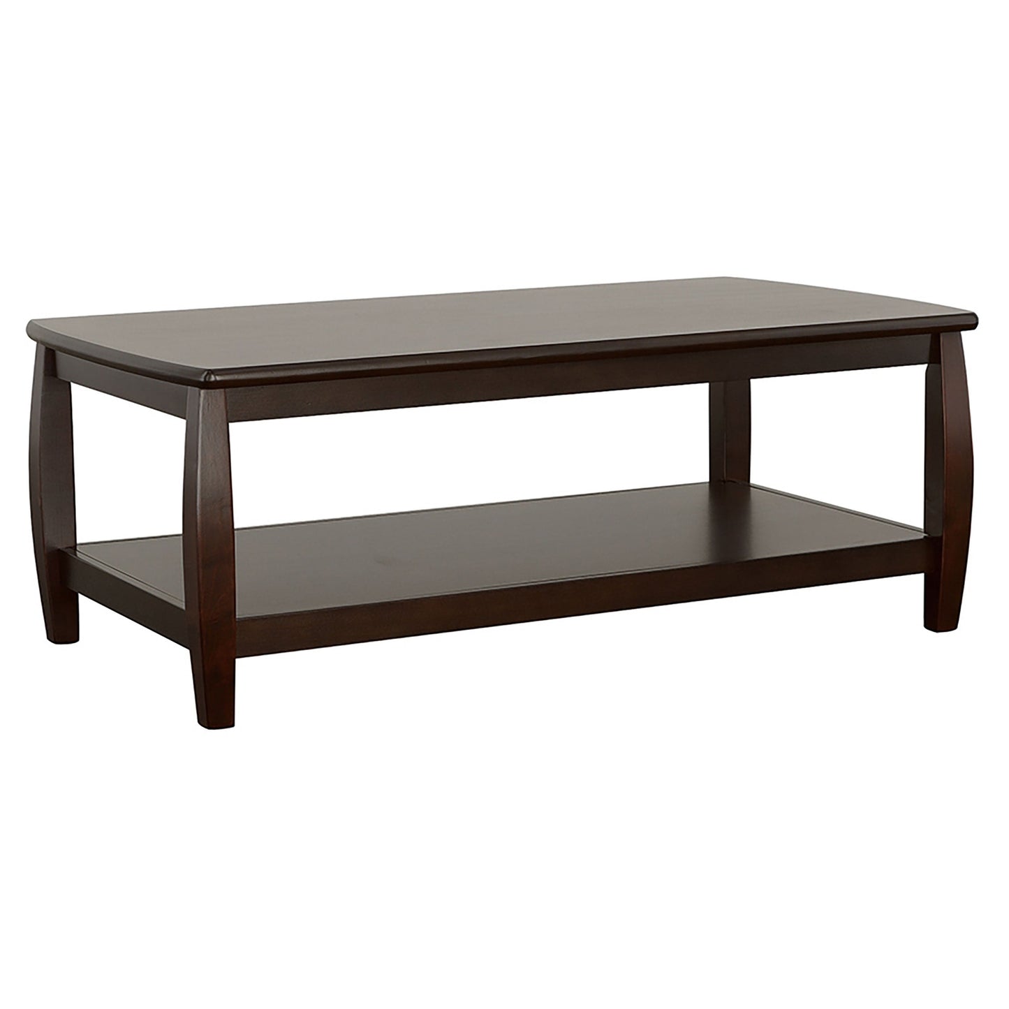 Dixon Rectangular Wood Coffee Table Set Espresso